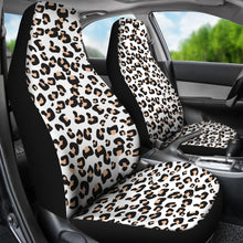 Load image into Gallery viewer, White Leopard Print Car Seat Covers
