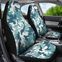 Load image into Gallery viewer, Mint Camouflage Car Seat Covers Camo Pattern
