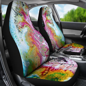 Abstract design car seat covers