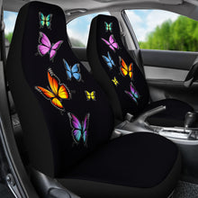 Load image into Gallery viewer, Colorful Butterflies on Seat Back Pattern Car Seat Covers Seat Protectors
