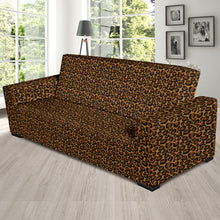 Load image into Gallery viewer, Leopard Animal Print Stretch Slip Cover Couch Protector For Up To 90
