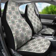 Load image into Gallery viewer, Cream With Mandalas Boho Hippie Pattern Car Seat Covers
