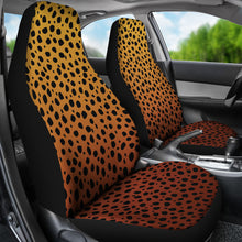 Load image into Gallery viewer, Cheetah Print Ombre Car Seat Covers Animal Print
