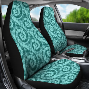 Turquoise Tie Dye Car Seat Covers Seat Protectors