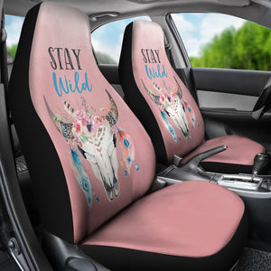 Stay Wild Seat Covers Dusty Rose Pink