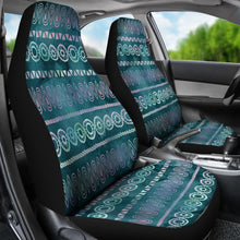Load image into Gallery viewer, Boho Watercolor Iridescent Ethnic Pattern Car Seat Colors
