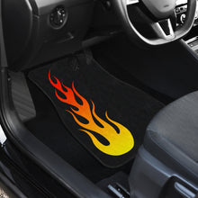 Load image into Gallery viewer, Flame Floor Mats Front and Back Set of 4
