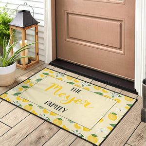 Lemon Pattern Meyer Door Mat