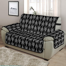 Load image into Gallery viewer, Black and White Arrow Pattern Furniture Slipcovers
