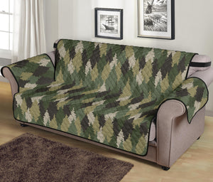 Pine Tree Pattern Camo Camouflage Slipcover Protector For  Living Room Furniture