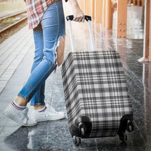 Load image into Gallery viewer, Gray Plaid Tartan Luggage Cover Suitcase Protector
