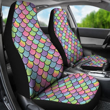 Load image into Gallery viewer, Rainbow Mermaid Scales Car Seat Covers Protectors
