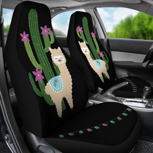 Young Brown Alpaca Car Seat Covers