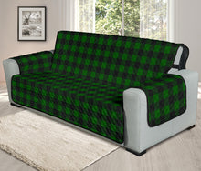 Load image into Gallery viewer, Green Buffalo Plaid 78&quot; Oversized Sofa Cover Couch Protector Farmhouse Decor
