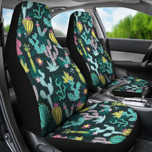 Load image into Gallery viewer, Colorful and Bright Cactus Pattern Car Seat Covers Set
