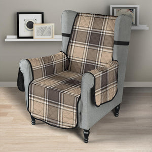 Brown and Beige Tan Furniture Slipcovers