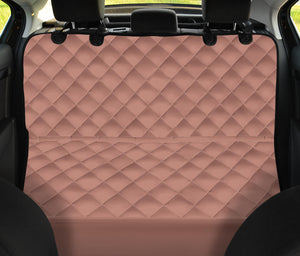 Rose Gold Back Seat Cover For Pets