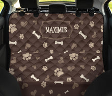 Load image into Gallery viewer, Maximus Brown Paw Print Dog Hammock
