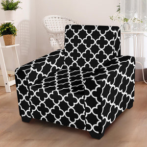 Quatrefoil Stretch Slipcovers With Elastic Edges Fit Up To 43" Chairs