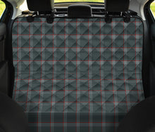 Load image into Gallery viewer, Gray, Red and White Plaid Back Seat Cover For Pets
