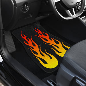 Flame Floor Mats Front Only Set of 2