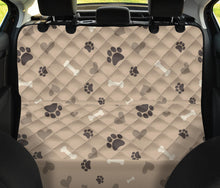 Load image into Gallery viewer, Brown Dog Love Pattern Back Seat Cover For Pets
