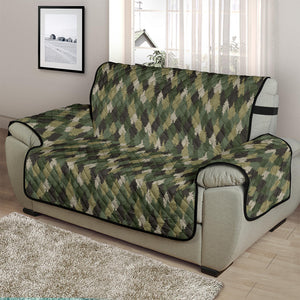 Pine Tree Pattern Sofa Slipcover Protector Camouflage Style Pattern