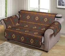 Load image into Gallery viewer, Dark Brown Southwestern Tribal Pattern Furniture Slipcovers
