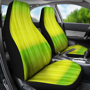 Green and Yellow Tie Dye Car Seat Covers Seat Protectors