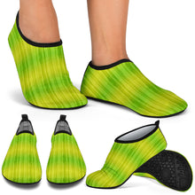 Load image into Gallery viewer, Lemon Lime Tie Dye Water Shoes
