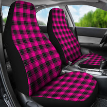 Load image into Gallery viewer, Hot Pink Plaid Car Seat Covers Seat Protectors
