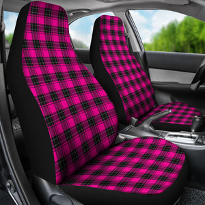 Hot Pink Plaid Car Seat Covers Seat Protectors