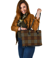 Load image into Gallery viewer, Patchwork Animal Print Pattern Vegan Leather Tote Bag
