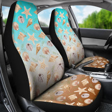 Load image into Gallery viewer, Watercolor Ocean Pattern Car Seat Covers
