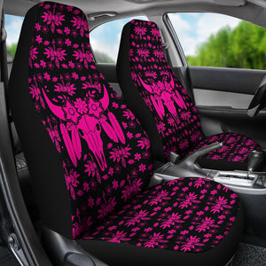 Hot Pink Boho Pattern Car Seat Covers