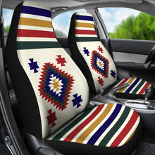 Load image into Gallery viewer, Custom Tribal Car Seat Covers Red, Green, Blue
