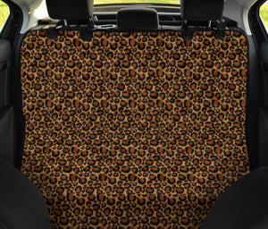 Leopard Print Back Bench Seat Cover For Pets