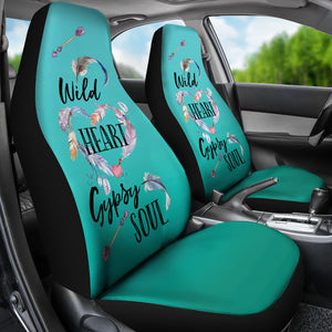 Wild Heart Gypsy Soul Ombre Car Seat Covers