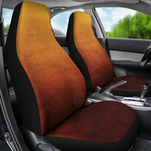 Load image into Gallery viewer, Burnt Orange Ombre Watercolor Car Seat Covers
