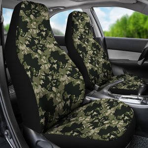 Skull Camouflage camo design car seat covers universal fit