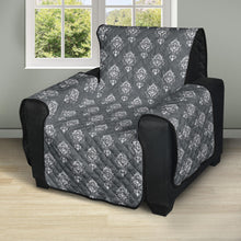 Load image into Gallery viewer, Gray Damask Pattern Furniture Slipcover Protectors
