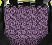 Load image into Gallery viewer, Purple Tie Dye Back Seat Cover Seat Protector For Pets
