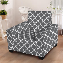 Load image into Gallery viewer, Quatrefoil Stretch Slipcovers With Elastic Edges Fit Up To 43&quot; Chairs
