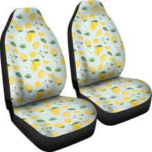 Load image into Gallery viewer, Minty Lemon Pattern Car Seat Covers Set

