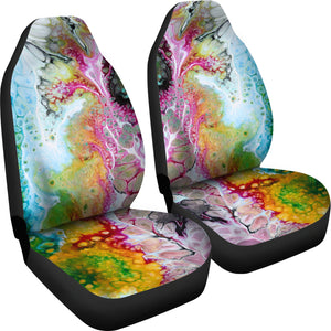 Abstract design car seat covers