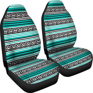 Turquoise Tribal Pattern Car Seat Covers Ethnic Boho