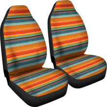 Load image into Gallery viewer, Mexican Serape Style Colorful Seat Covers Set
