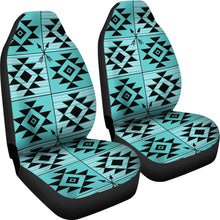 Load image into Gallery viewer, Turquoise Ethnic Tribal Pattern Car Seat Covers Set
