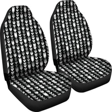 Load image into Gallery viewer, Gray, Black and White Boho Arrow Pattern Car Seat Covers
