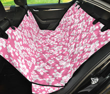 Load image into Gallery viewer, Pink and White Hibiscus Back Seat Cover For Pets Dog Hammock
